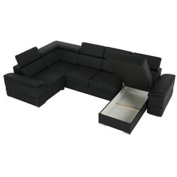 Canapea in forma de U extensibila Mobhaus Segoria Roh Right (Dark Gray) Thumb