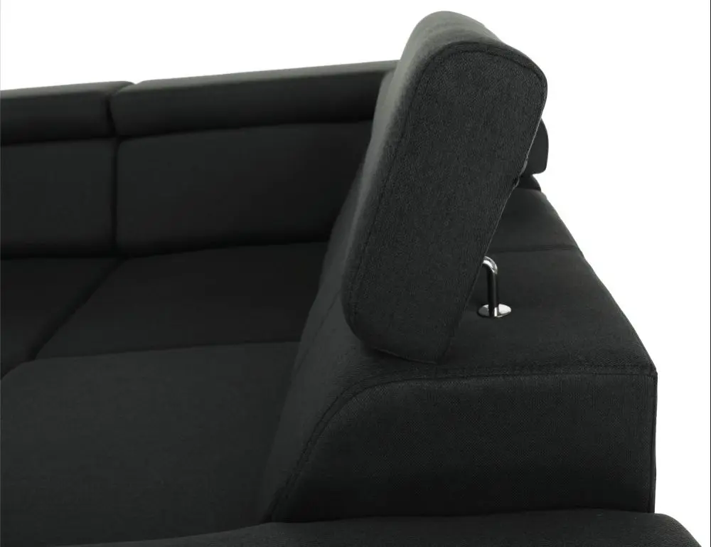 Canapea in forma de U extensibila Mobhaus Segoria Roh Right (Gray-Brown)