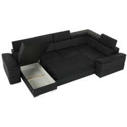 Canapea in forma de U extensibila Mobhaus Segoria Roh Right (Gray-Brown) Thumb