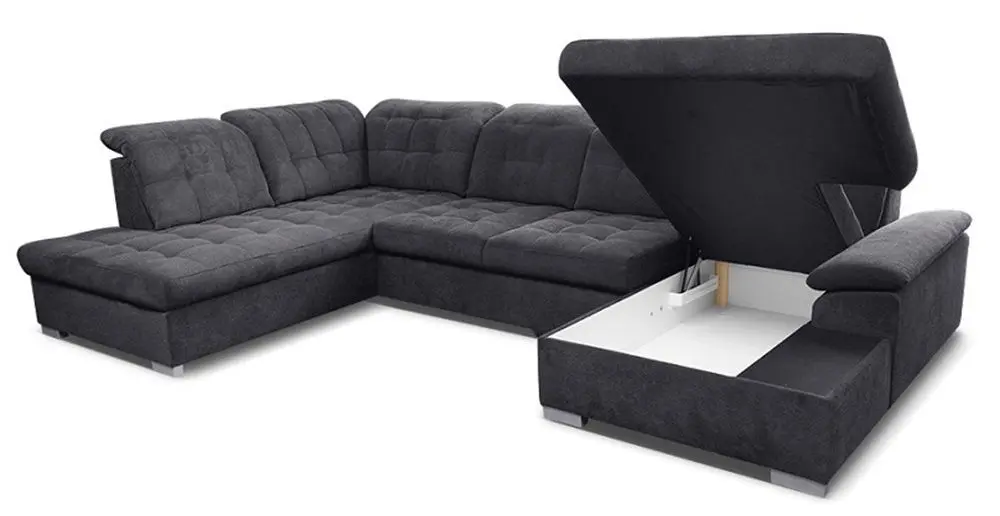 Диван П-образный раскладной Mobhaus Teodor Left (Gray-Brown) - 2