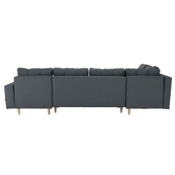 Canapea in forma de U extensibila Mobhaus Vincent (Dark Gray) Thumb