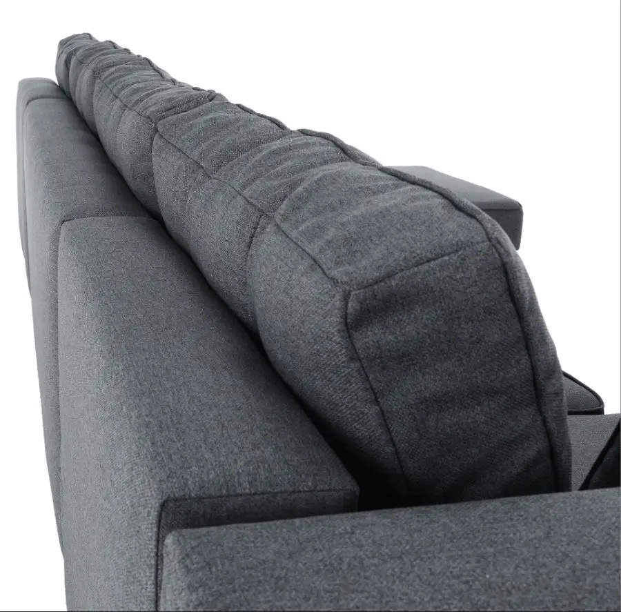 Canapea in forma de U extensibila Mobhaus Vincent (Dark Gray) - 9