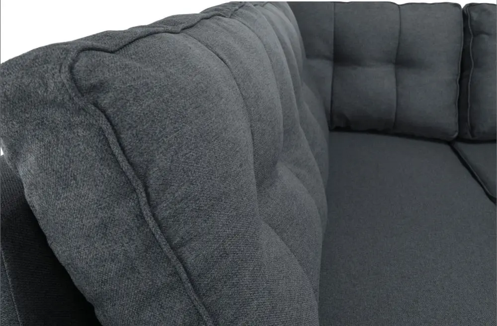 Canapea in forma de U extensibila Mobhaus Vincent (Dark Gray) - 7
