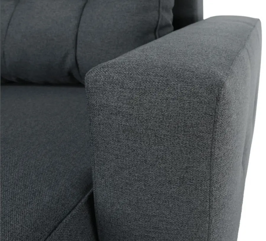 Canapea in forma de U extensibila Mobhaus Vincent (Dark Gray) - 6