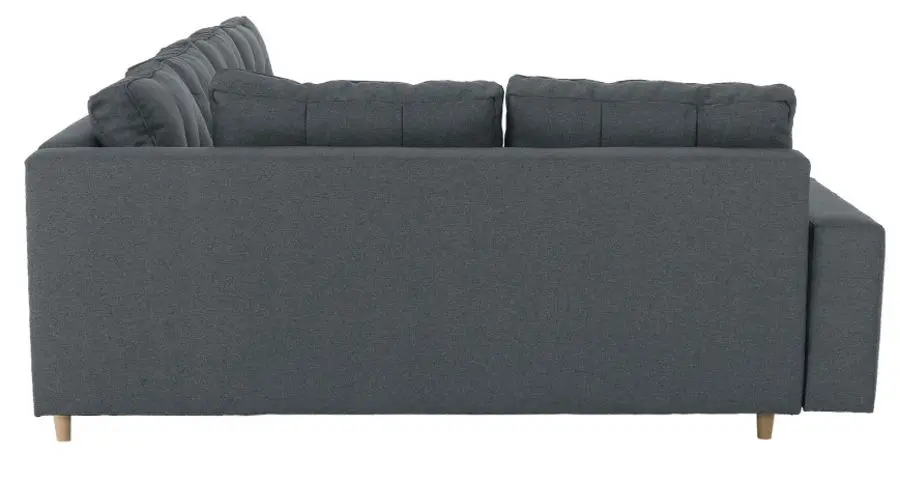 Canapea in forma de U extensibila Mobhaus Vincent (Dark Gray) - 4