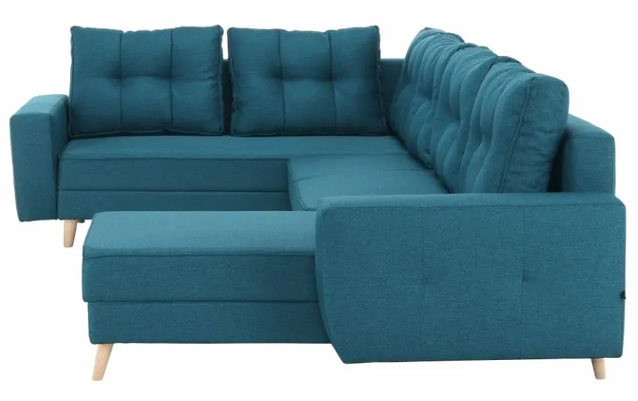 Canapea in forma de U extensibila Mobhaus Vincent (Turquoise) - 2