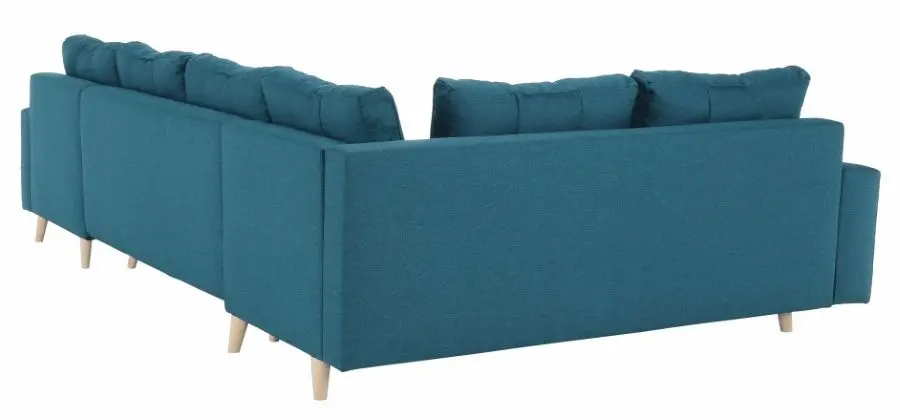 Canapea in forma de U extensibila Mobhaus Vincent (Turquoise) - 4