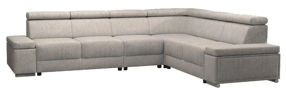 Canapea de colt Mobhaus Boby Right (Gray-Beige)