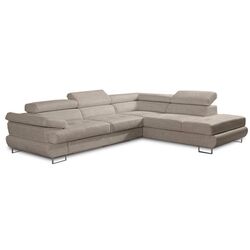 Canapea de colt Mobhaus Buton P/D (Light Gray)