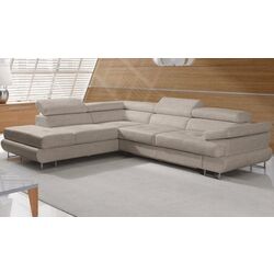 Canapea de colt Mobhaus Buton P Left (Light Gray) Thumb