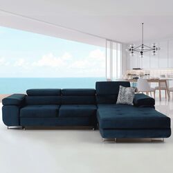 Диван угловой раскладной Mobhaus Amareta Left (Blue) Thumb