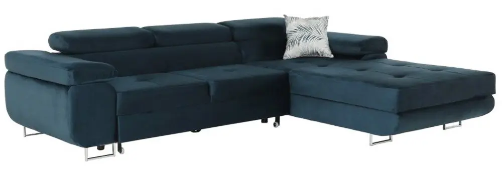 Диван угловой раскладной Mobhaus Amareta Left (Blue)