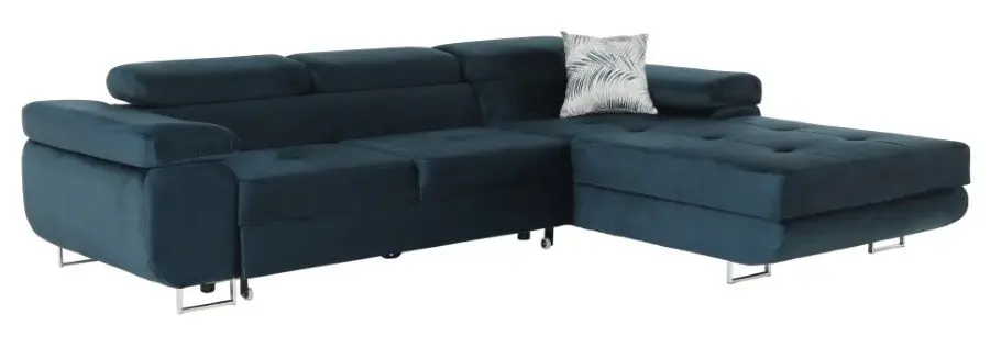 Диван угловой раскладной Mobhaus Amareta Right (Blue)