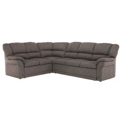 Canapea de colt extensibila Mobhaus Amelia Left (Brown)