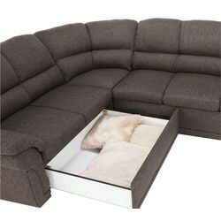 Диван угловой раскладной Mobhaus Amelia Left (Brown) Thumb