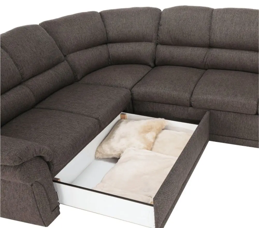 Диван угловой раскладной Mobhaus Amelia Left (Brown)