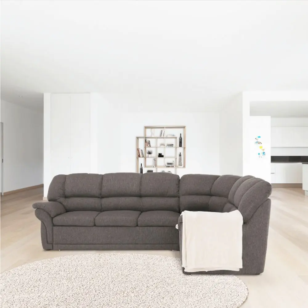 Canapea de colt extensibila Mobhaus Amelia Right (Brown)