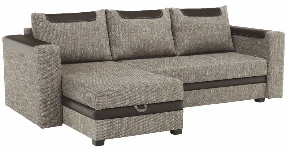 Диван угловой раскладной Mobhaus Bona New (Bronze/Brown)