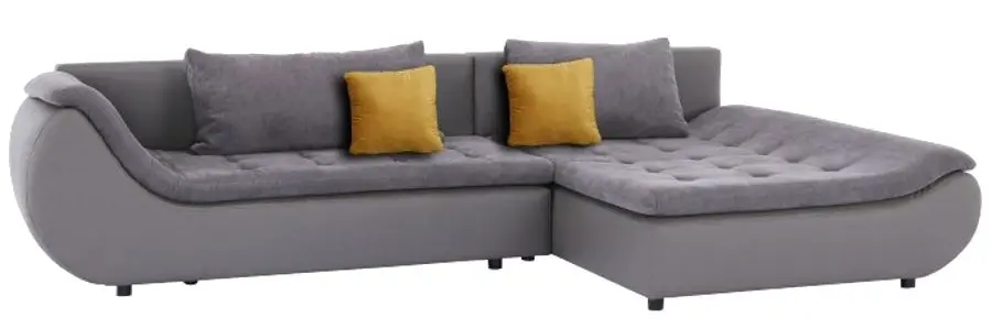 Диван угловой Mobhaus Brato Right (Gray/Gray-Brown)