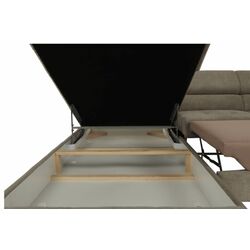 Canapea de colt extensibila Mobhaus Buton Left (Light Brown) Thumb