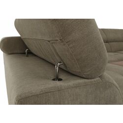 Canapea de colt extensibila Mobhaus Buton Left (Light Brown) Thumb