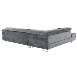 Canapea de colt Mobhaus Buton P Left (Gray) Thumb