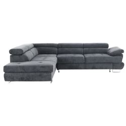 Canapea de colt Mobhaus Buton P Left (Gray)