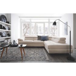 Canapea de colt Mobhaus Buton P Right (Light Gray) Thumb