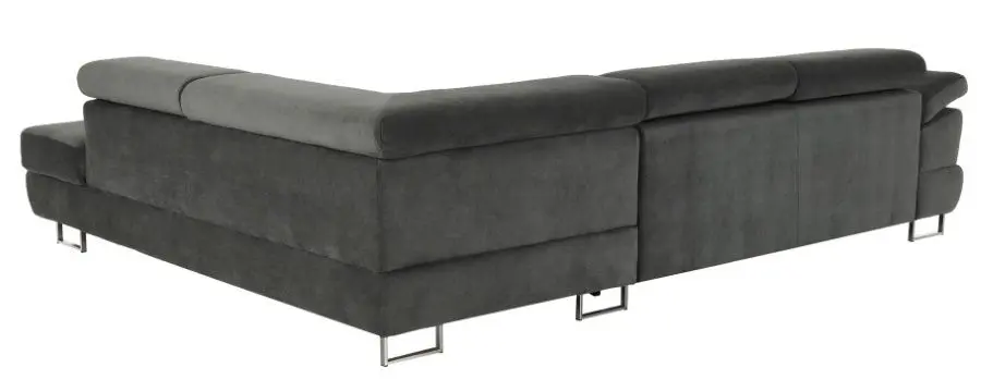 Canapea de colt extensibila Mobhaus Buton R Left (Gray) - 8