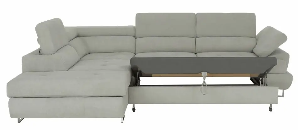 Диван угловой раскладной Mobhaus Buton R Left (Light Gray) - 11