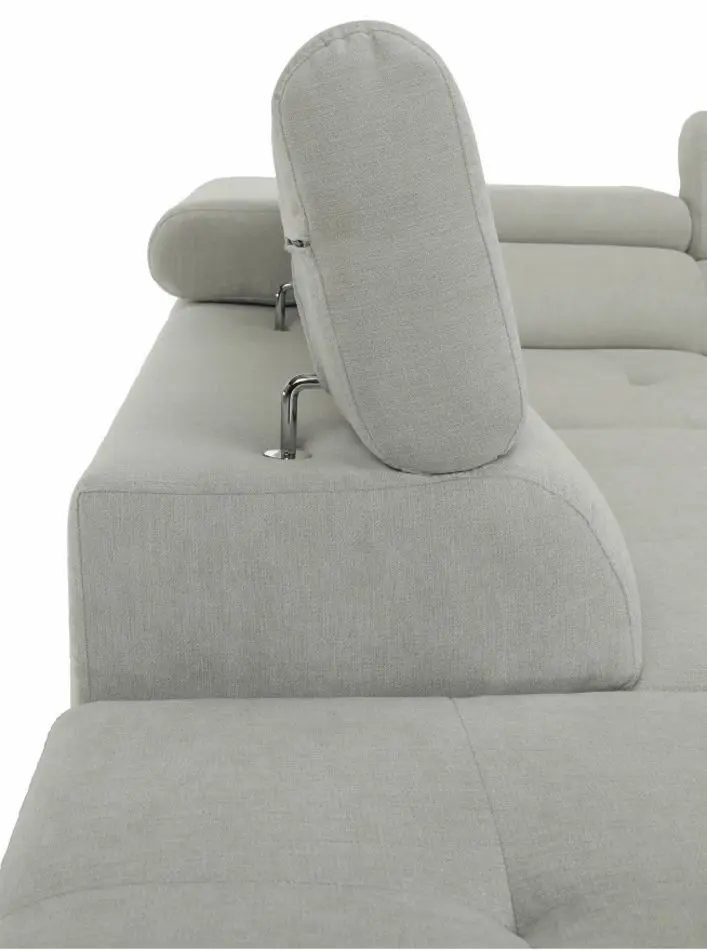 Диван угловой раскладной Mobhaus Buton R Left (Light Gray) - 8