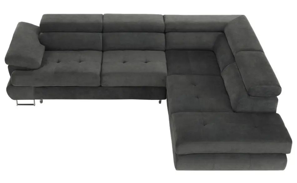 Canapea de colt extensibila Mobhaus Buton R Right (Gray) - 3