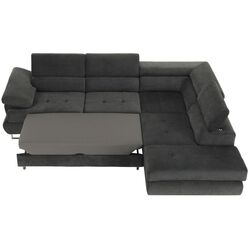 Canapea de colt extensibila Mobhaus Buton R Right (Gray) Thumb