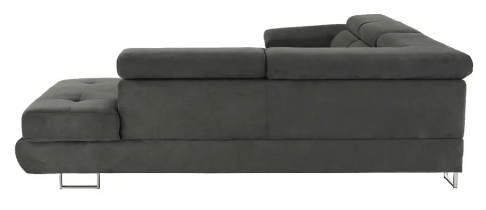 Canapea de colt extensibila Mobhaus Buton R Right (Gray) - 5