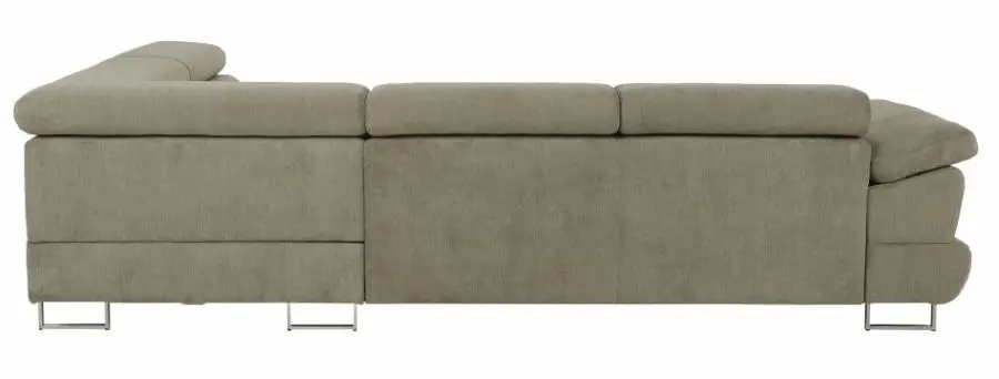 Canapea de colt extensibila Mobhaus Buton R Right (Light Brown) - 9