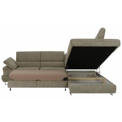 Canapea de colt extensibila Mobhaus Buton R Right (Light Brown) Thumb