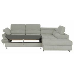 Canapea de colt extensibila Mobhaus Buton R Right (Light Gray) Thumb