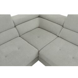 Canapea de colt extensibila Mobhaus Buton R Right (Light Gray) Thumb