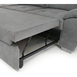 Canapea de colt extensibila Mobhaus Evangelin Left (Gray) Thumb