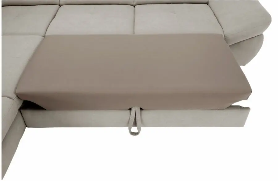 Диван угловой раскладной Mobhaus Fabia Left (Gray-Beige) - 11