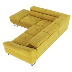 Canapea de colt extensibila Mobhaus Fabia Left (Mustard) Thumb