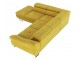 Canapea de colt extensibila Mobhaus Fabia Left (Mustard)