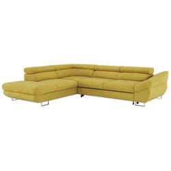 Canapea de colt extensibila Mobhaus Fabia Left (Mustard)