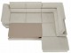 Canapea de colt extensibila Mobhaus Fabia Right (Gray-Beige)