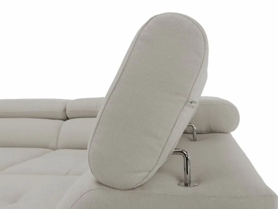 Canapea de colt extensibila Mobhaus Fabia Right (Gray-Beige) - 3