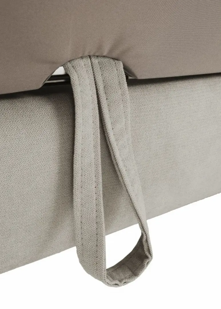 Canapea de colt extensibila Mobhaus Fabia Right (Gray-Beige) - 6