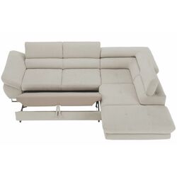 Canapea de colt extensibila Mobhaus Fabia Right (Gray-Beige) Thumb