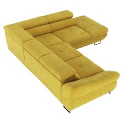 Canapea de colt extensibila Mobhaus Fabia Right (Mustard) Thumb