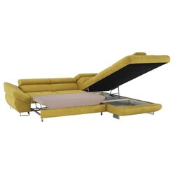 Canapea de colt extensibila Mobhaus Fabia Right (Mustard) Thumb