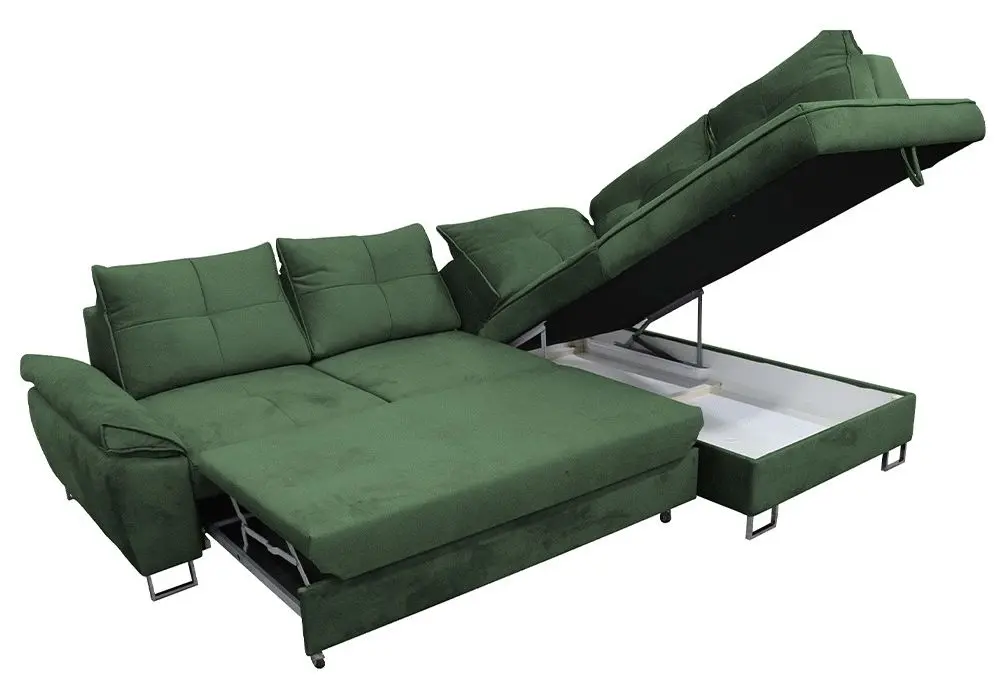 Диван угловой раскладной Mobhaus Felda Right (Emerald) - 5